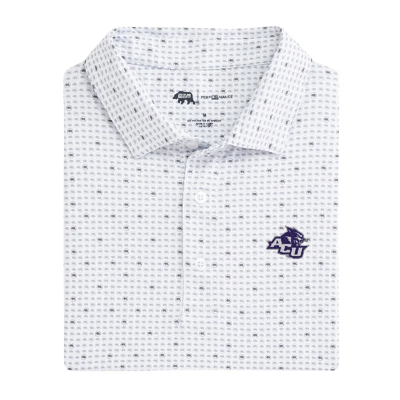 Chic Outfits Abilene Christian Tour Logo Printed Performance Polo