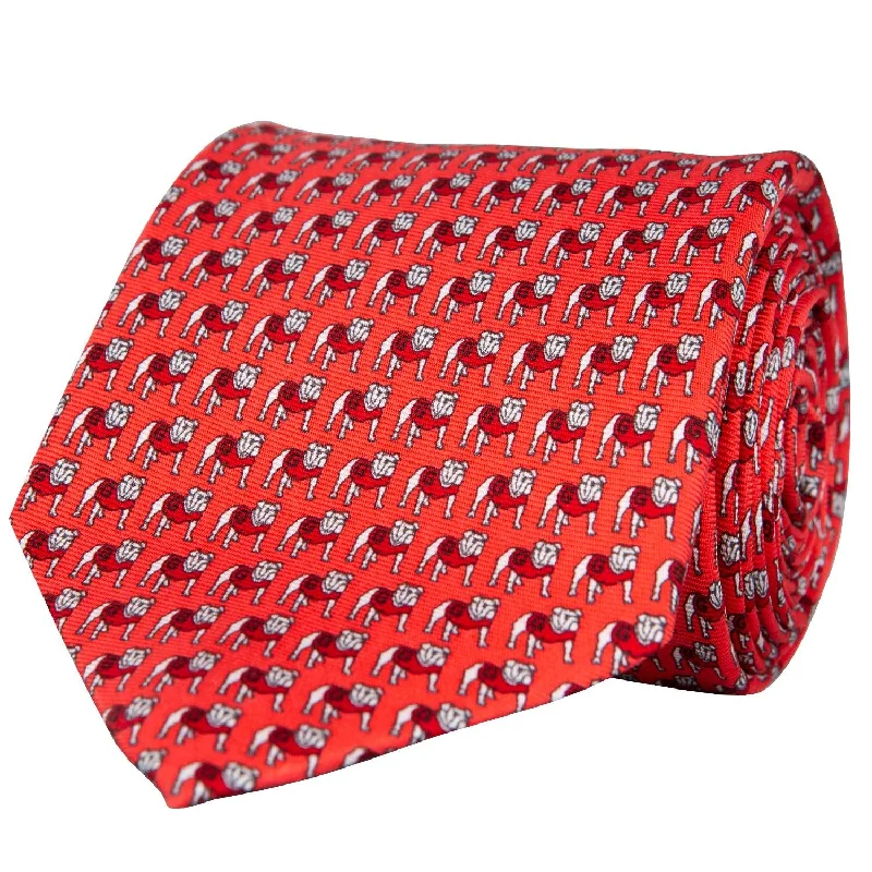 Easy Fashion Standing Bulldog Tie