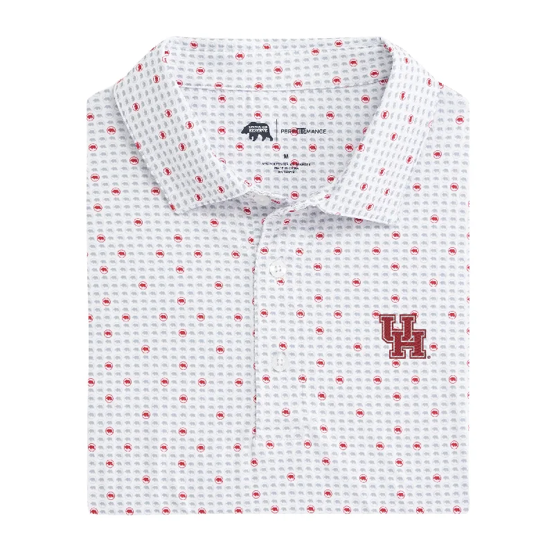 Printed pattern Houston Tour Logo Printed Performance Polo