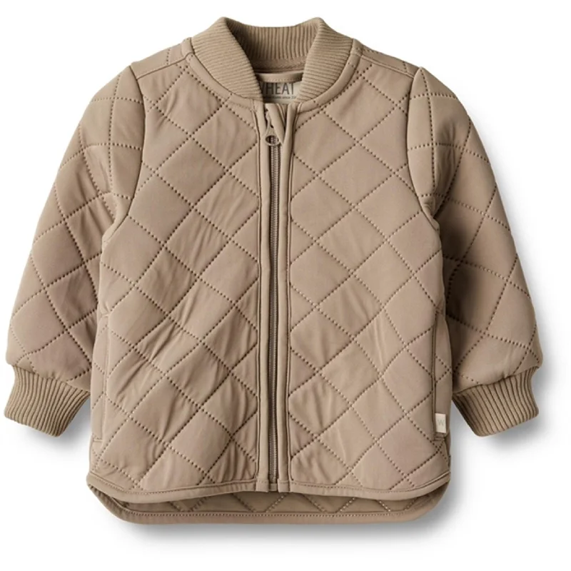 Thin Design Wheat Thermo Beige Stone Jacket Loui