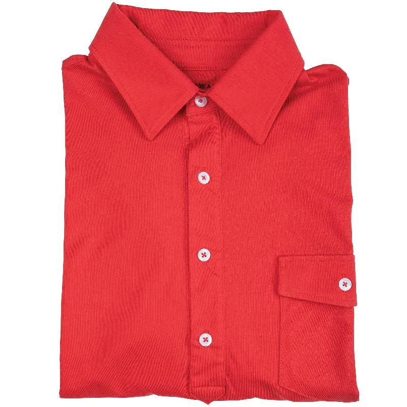 Low-key Luxury Old School Polo - Red
