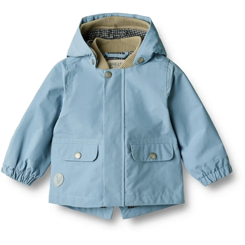 Fresh And Natural Wheat Jacket Carlo Tech Blue Lagoon