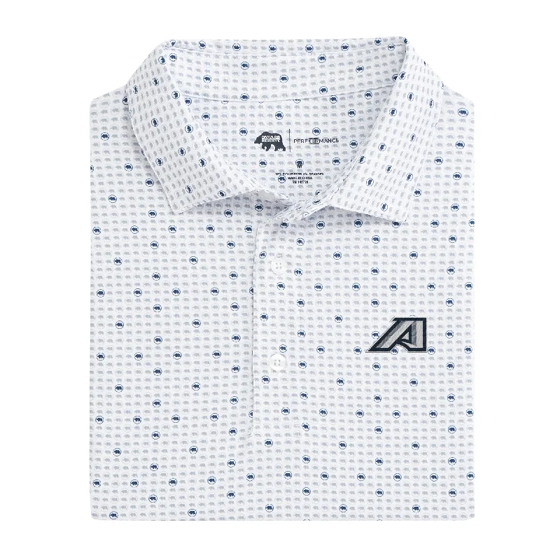 Elegant Design Augusta Tour Logo Printed Performance Polo