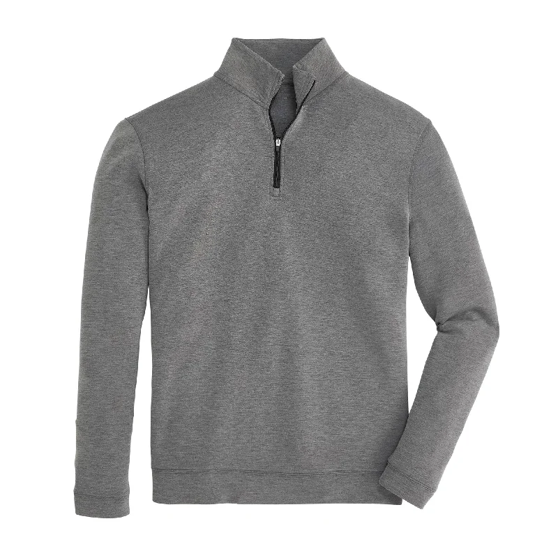 Simple Solid Color Yeager Performance Pullover - Charcoal