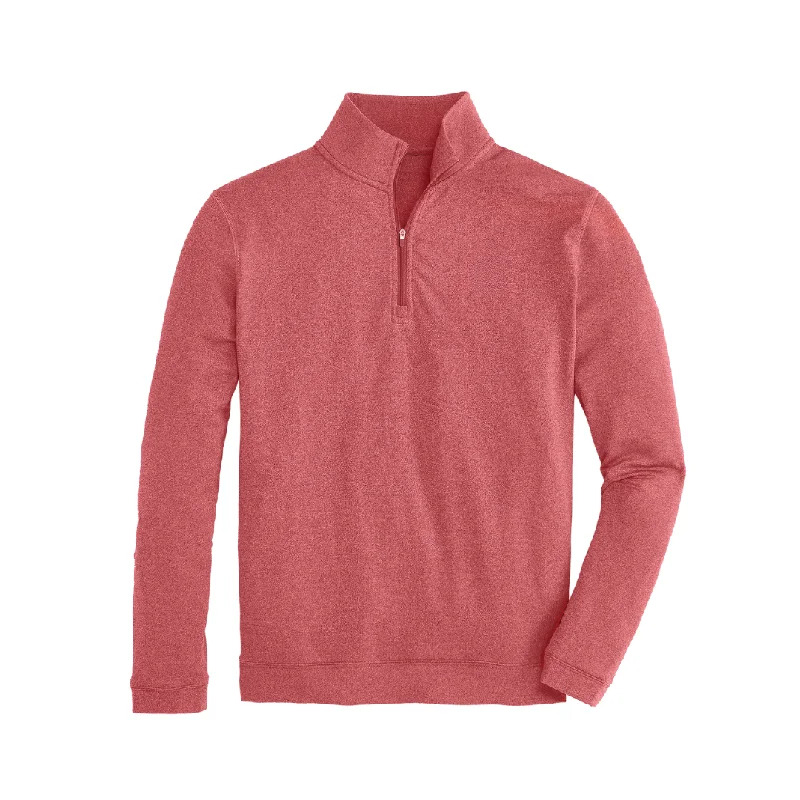 Elegant And Noble Flow Performance 1/4 Zip Pullover - Red