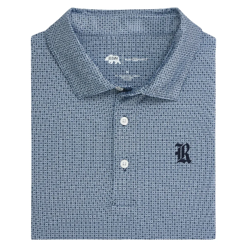 Fashion Classic Rice Range Printed Performance Polo