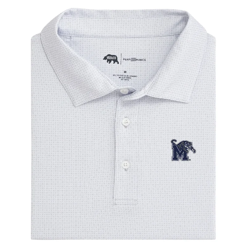 Literary Style Memphis Range Printed Performance Polo