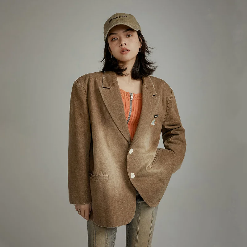 Fashion Style Vintage Single Jacket