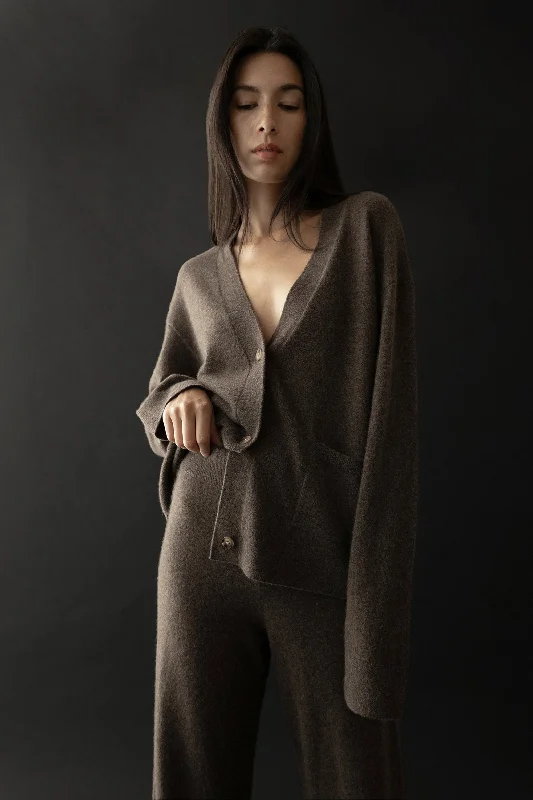 Cozy Shirts 100% CASHMERE CARDIGAN
