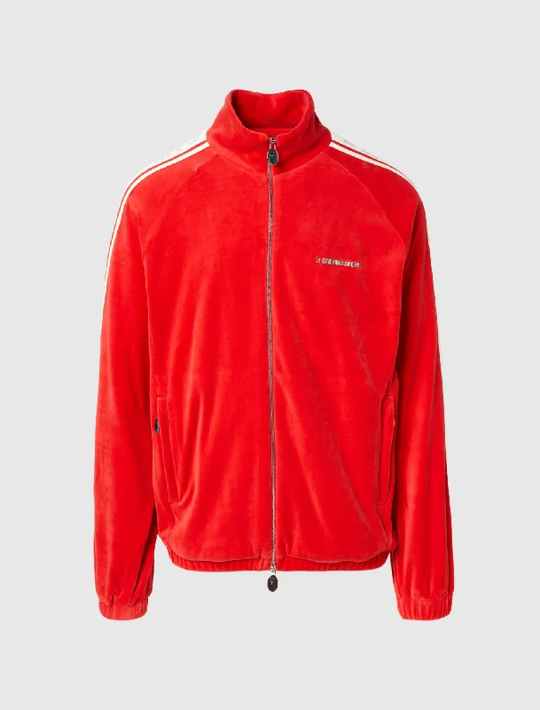 High Street Style METAL LOGO TRACK JACKET