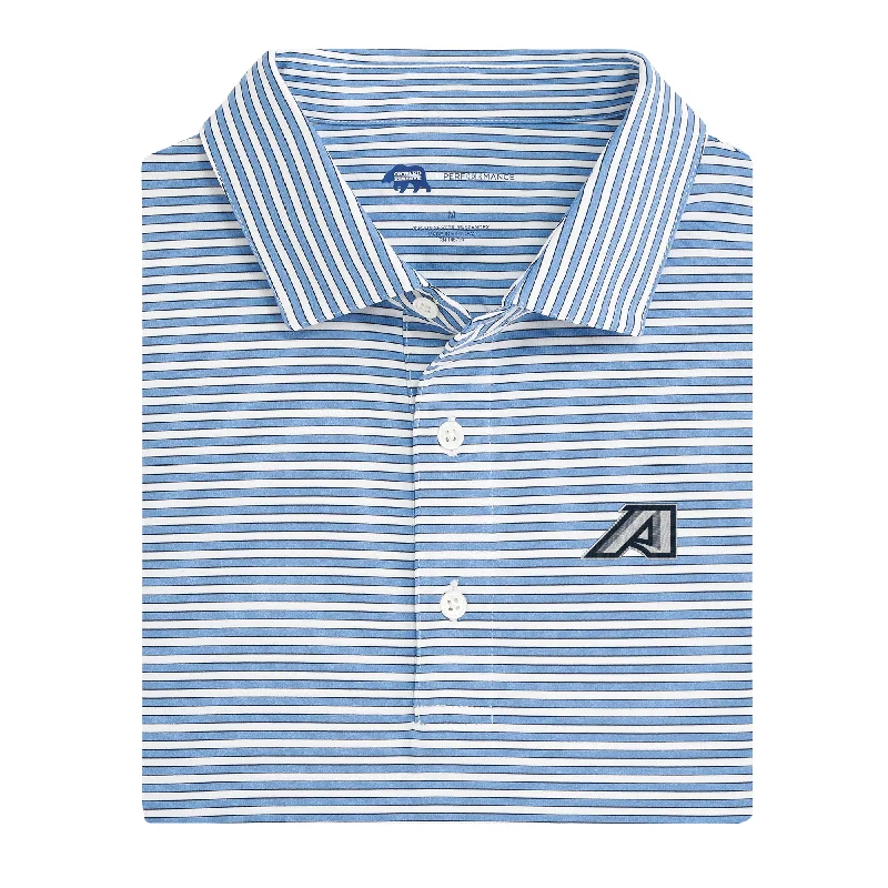 Fresh And Capable Mulligan Stripe Augusta Performance Polo