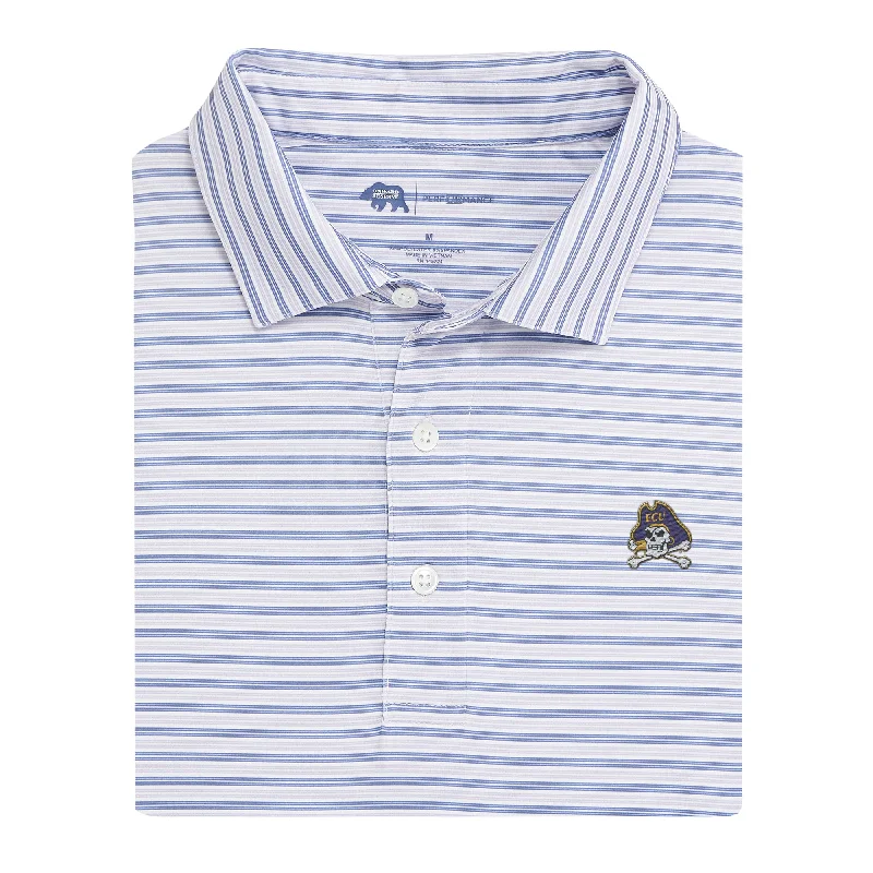 Effortless Dressing Wedge Stripe ECU Performance Polo