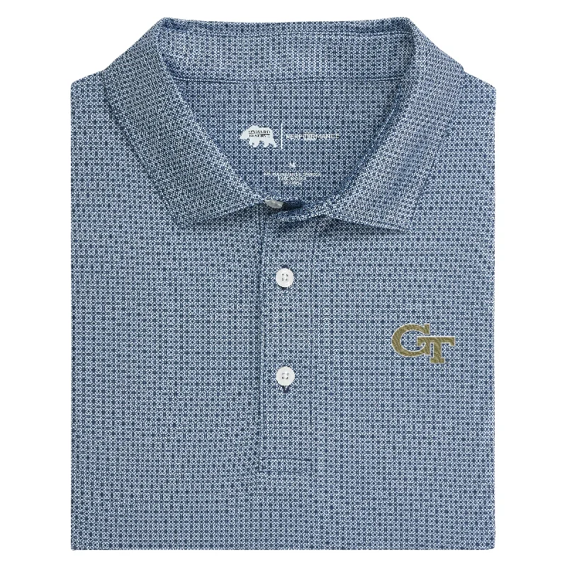 Simple Style Georgia Tech Range Printed Performance Polo