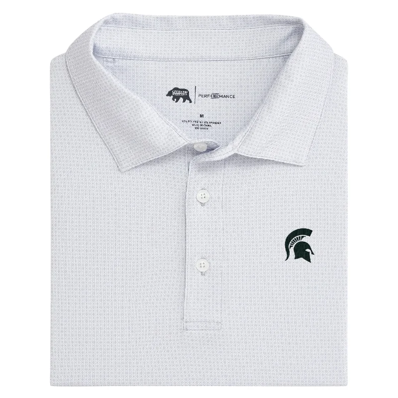 Fashion Innovation Michigan State Range Printed Performance Polo