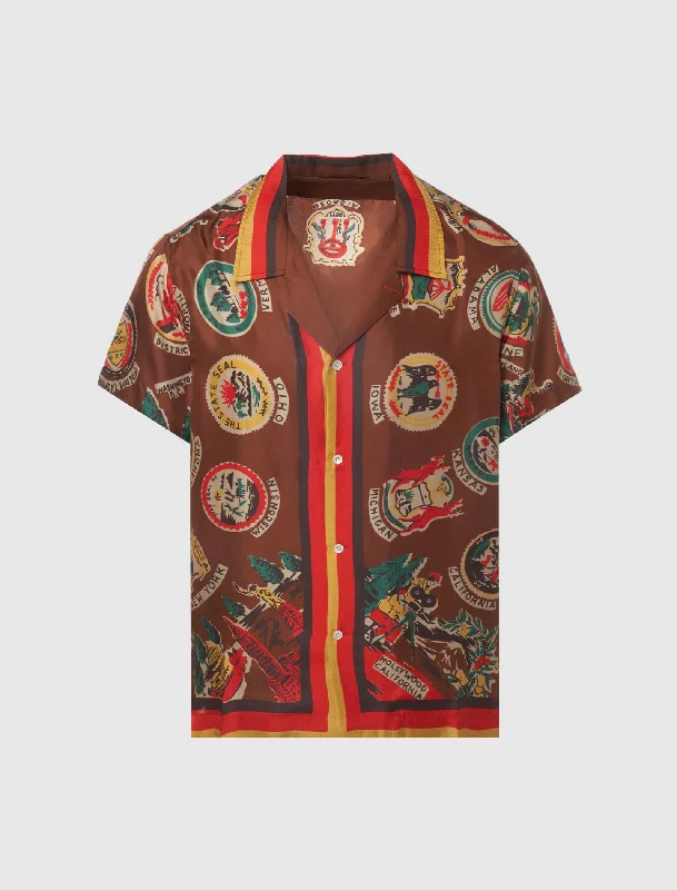 Light And Breathable STATE SEAL SHORT SLEEVE SHIRT