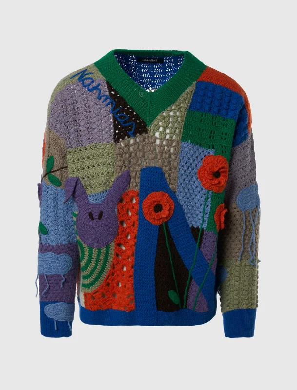 Fresh And Fashionable CALI CROCHET SWEATER