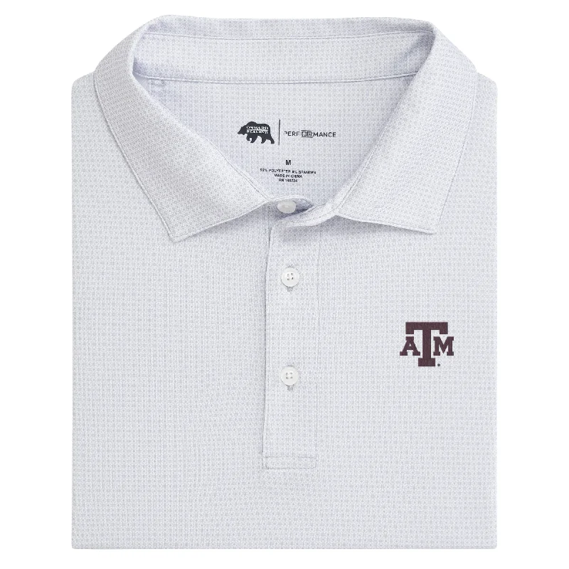 Comfortable Fashion Texas A&M Range Printed Performance Polo