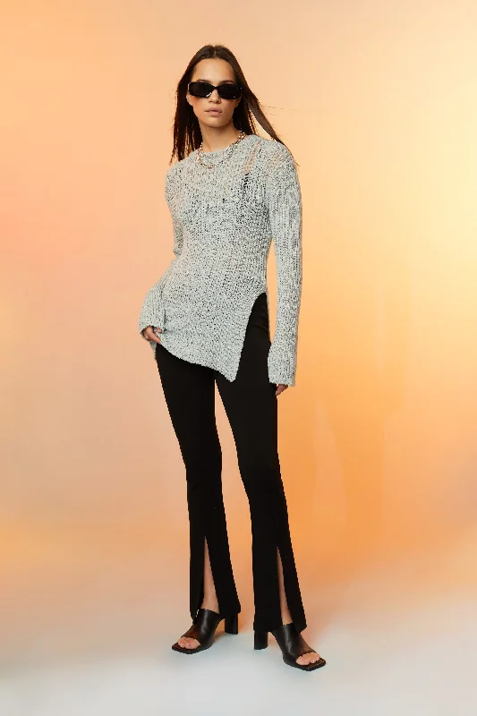 Affordable selection MESH KNIT SWEATER