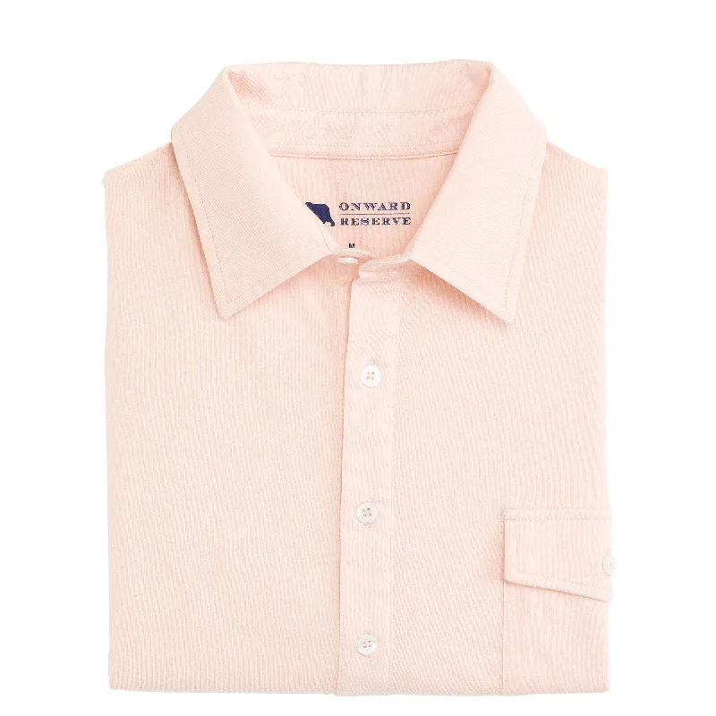 Celebrity Style Old School Polo - Cabana Pink