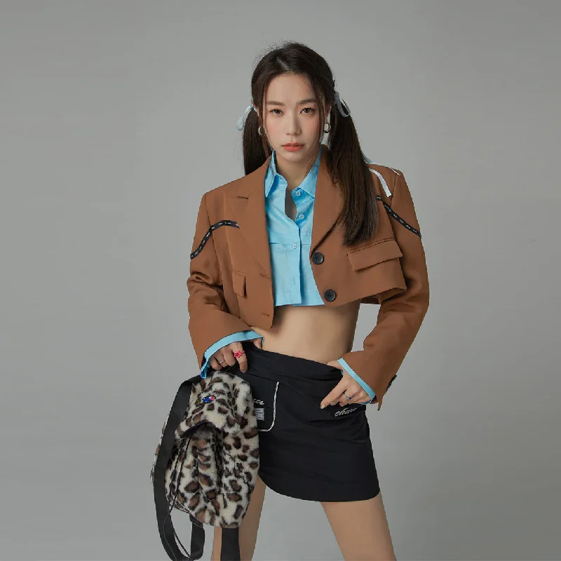 Sports And Leisure Two-Button Cropped Jacket