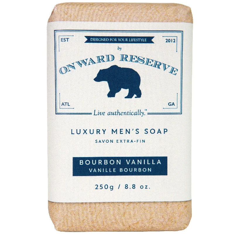Short Design Bourbon Vanilla Bar Soap