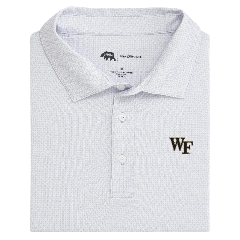 Fashionable Ease Wake Forest Range Printed Performance Polo