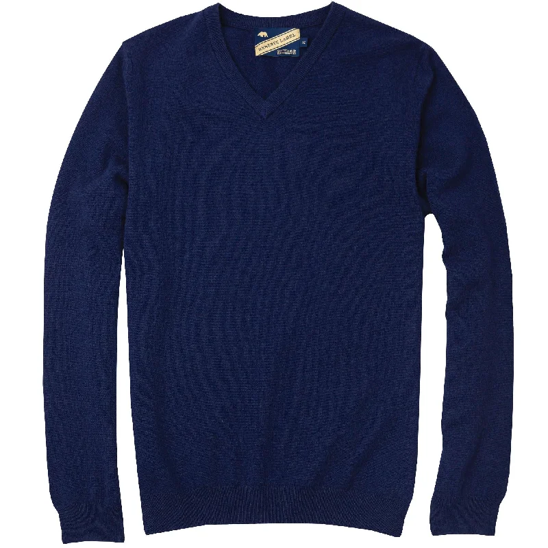 Retro Design James Cashmere V-Neck Sweater