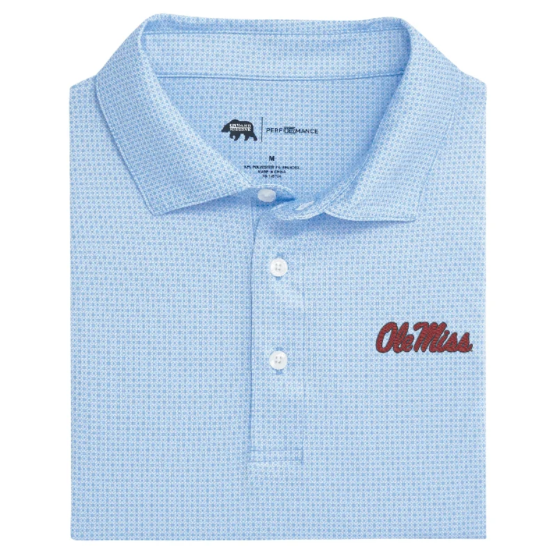 Soft Fabrics Ole Miss Range Printed Performance Polo