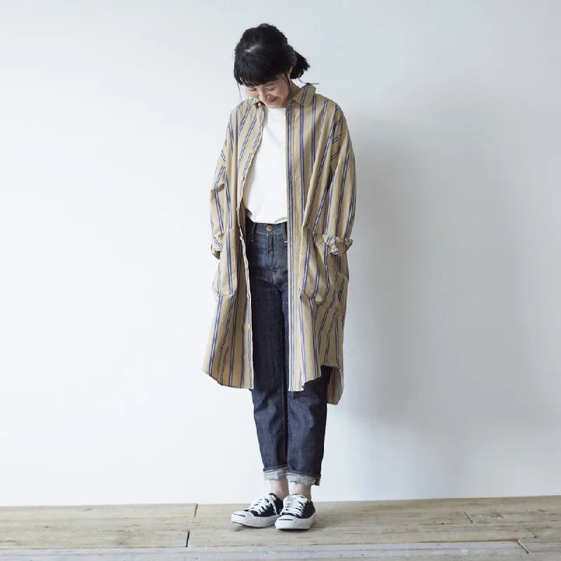Sports Fitness Style HÄP & CRAFT | Dress | Women's Shirt Dress - Beige