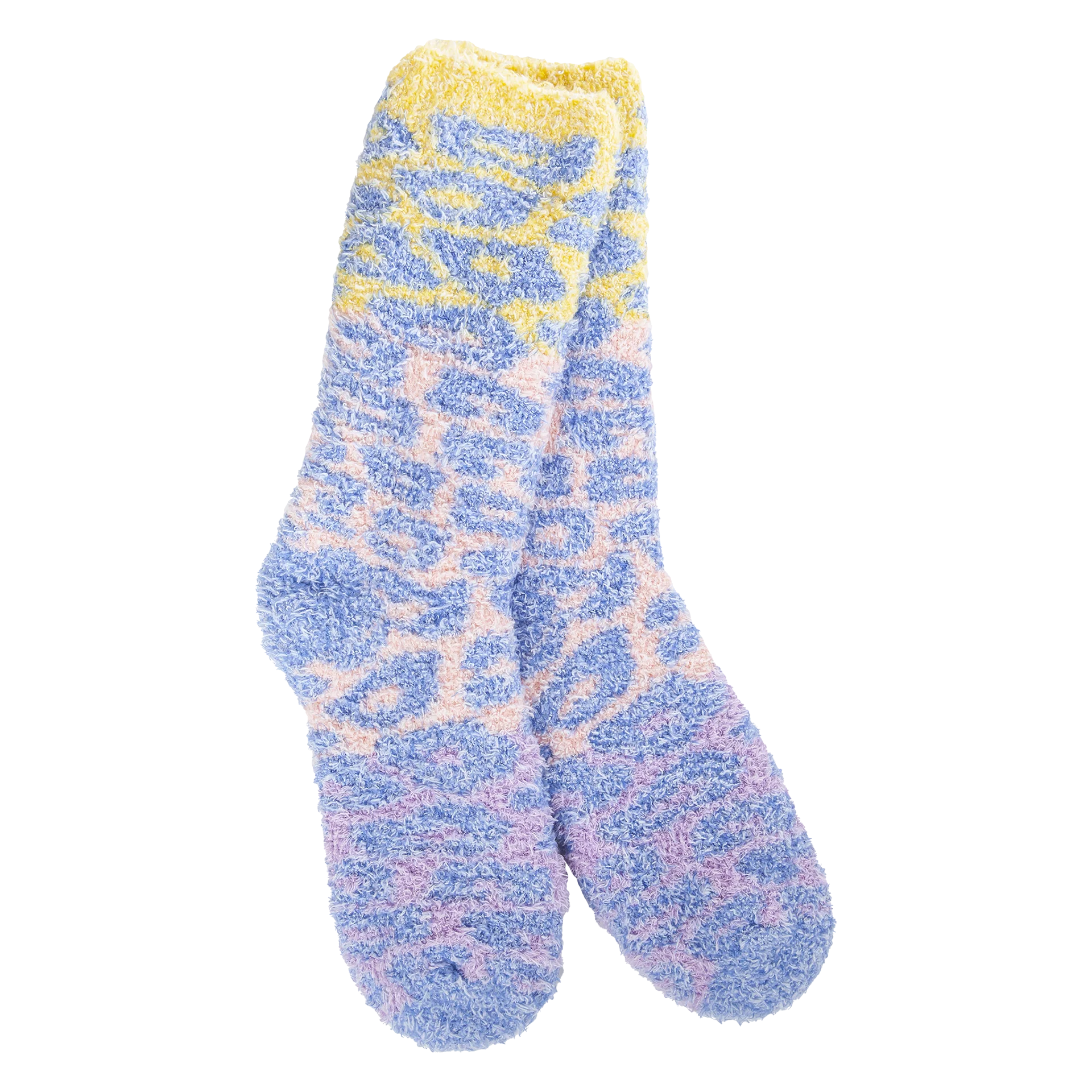 Soft Style 75094 Blue Multi Leopard Socks