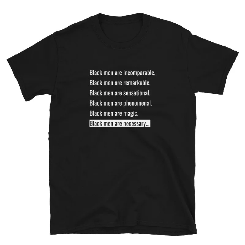 Sports Design Black Men Are Necessary T-Shirt