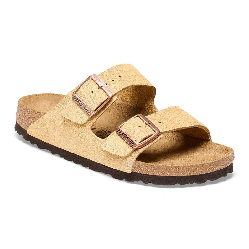 Comfortable Sweaters Birkenstock Arizona Suede | Latte Cream