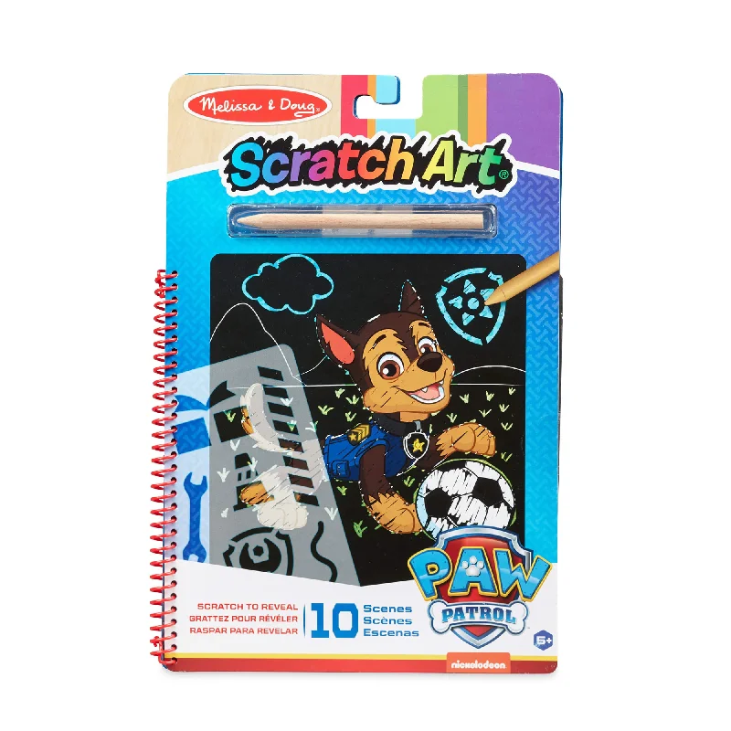 Comfortable And Cold-proof PAW Patrol Scratch Art Pad | Chase