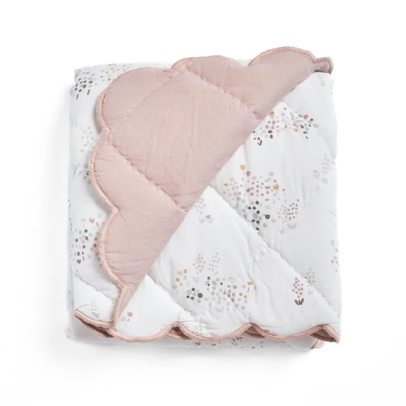 Simple Style Pehr Chambray Baby Blanket in Flower Patch