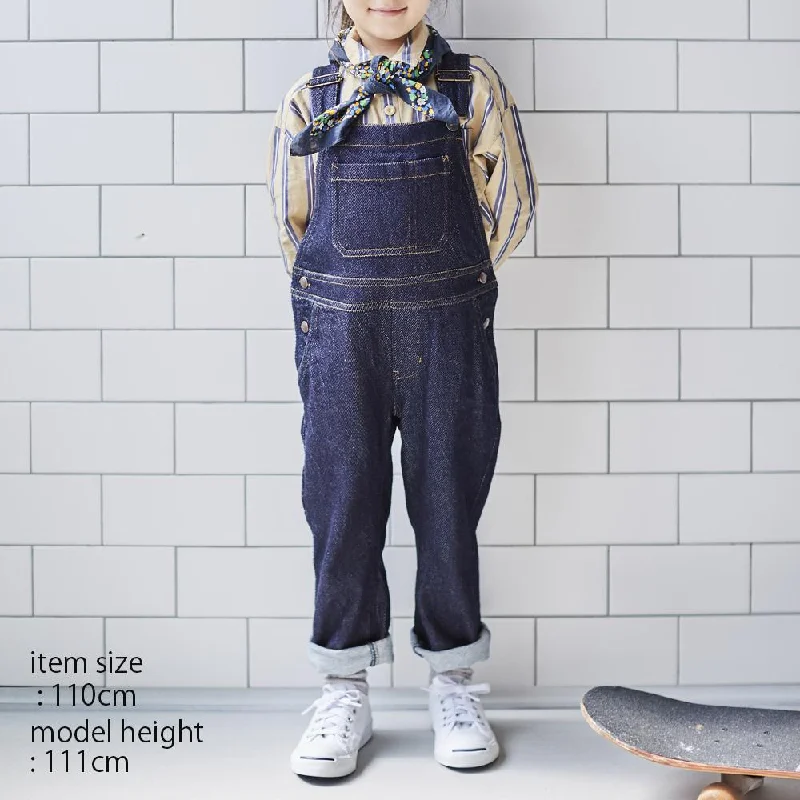 Street Vertical And Horizontal Design HÄP & CRAFT | Kidswear | Kersey Denim Overall