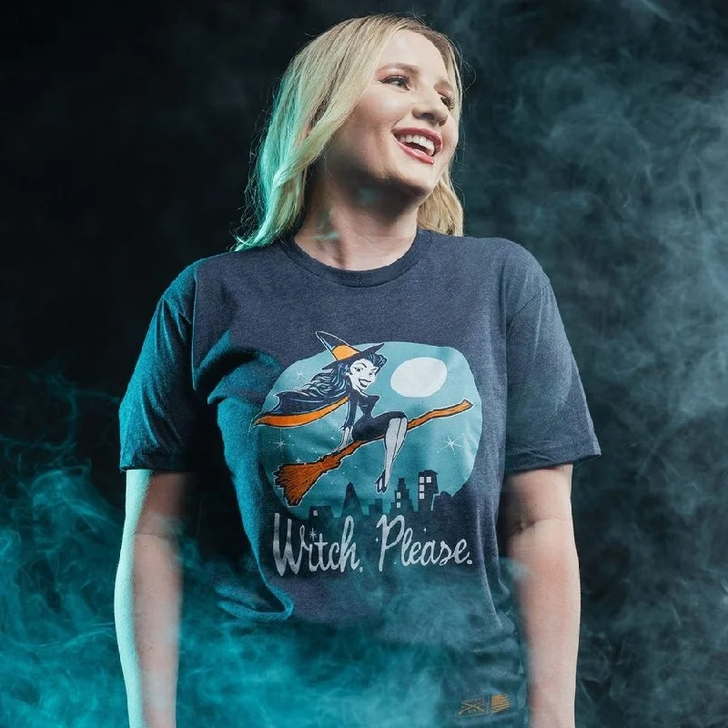 Integrated Design Women's Witch, Please Boyfriend Fit T-Shirt - Navy