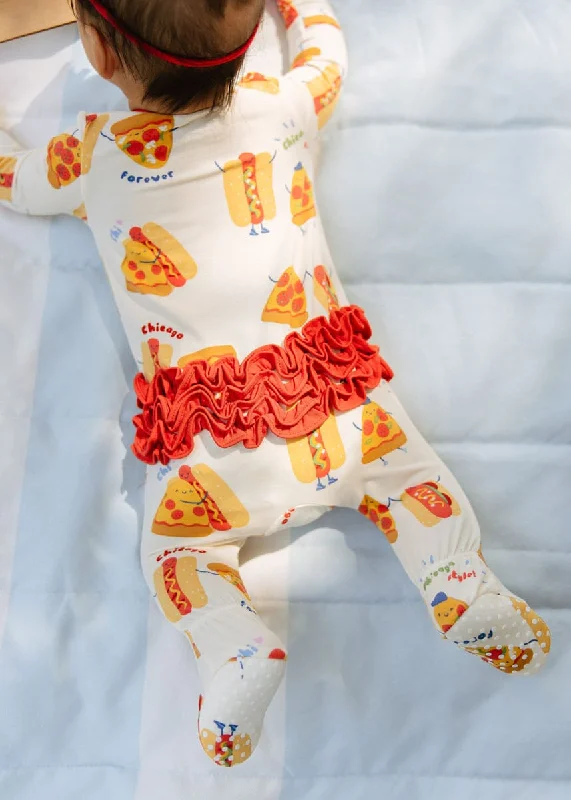 Comfortable Design Chicago High Five Ruffle Footie