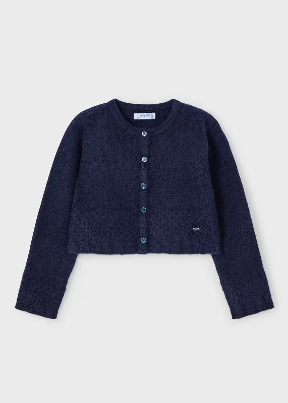 Simple Comfort Beck Knit Cardigan - Navy