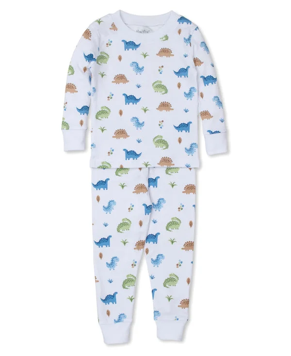 Elegant Design Kissy Kissy Snug Pajama Set in Dino Domain