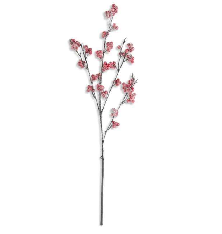 Printed Patterns 53396A-WH 27" White Berry Branch