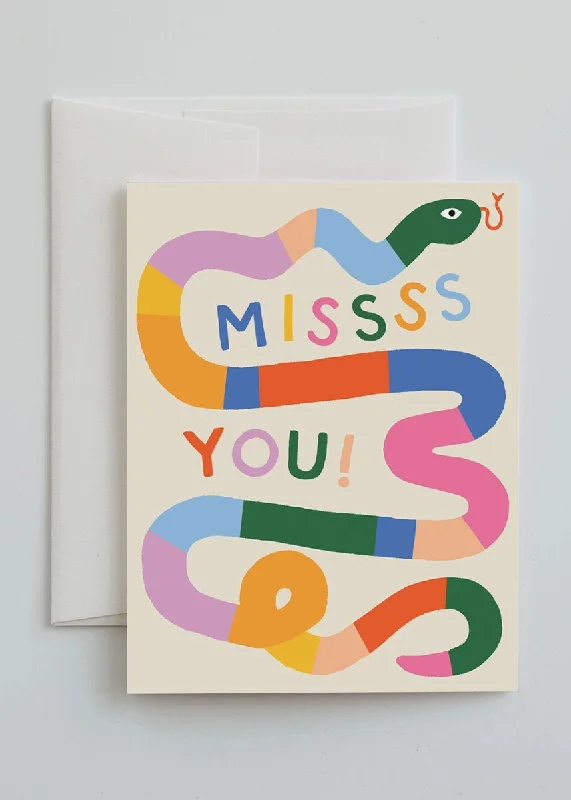 Everyday Comfort Missss You Snake Card