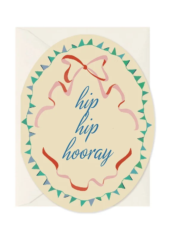 Soft Fashion Hip Hip Hooray Oval Card