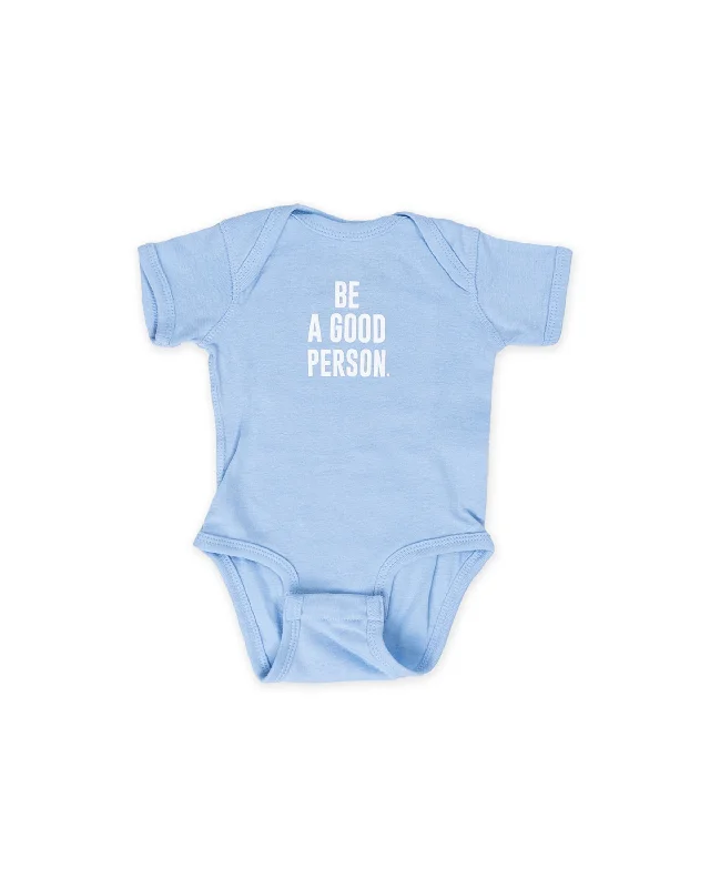 Elegant Design Signature Baby Onesie - Blue