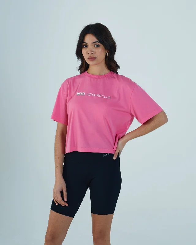 Comfy Chic Joy Boxy T-Shirt Bubblegum Pink