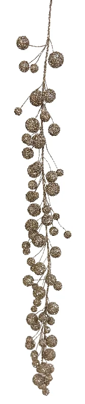 Hooded design 63270 Glitter Ball Garland Silver