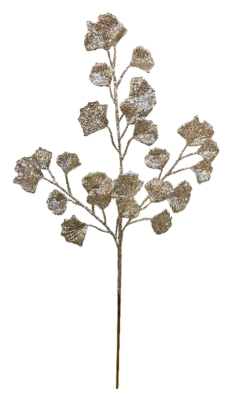 Advanced Customization 63199 Glitter Ginkgo Branch Silver