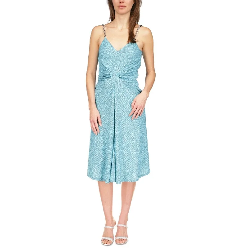 Dynamic Fashion Michael Kors Women's Uroko Twist Chain Strap Camisole Dress Blue Size Small Dynamic Fashion Michael Kors Women's Uroko Twist Chain Strap Camisole Dress Blue Size Small