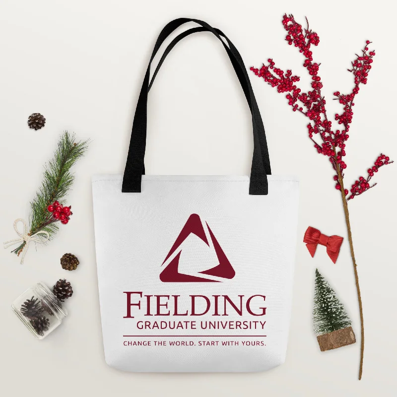 Outdoor Trend Tote Bag - White | Fielding Logo