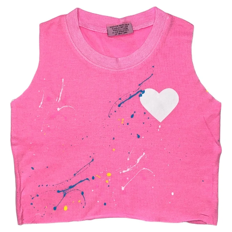 HEART SPLATTER TANK TOP