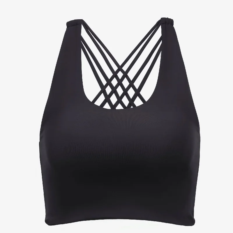 Cross Back Straps Bra